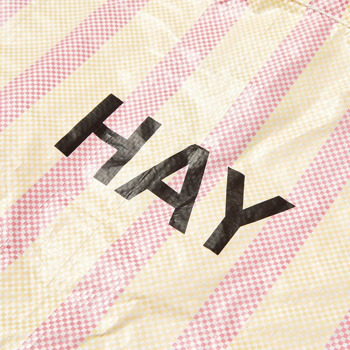 HAY Candy Stripe wash bag, S, red and yellow