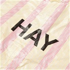 HAY Recycled Candy Stripe Bag - Medium in Red/Yellow