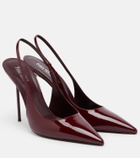 Paris Texas Lidia patent leather slingback pumps