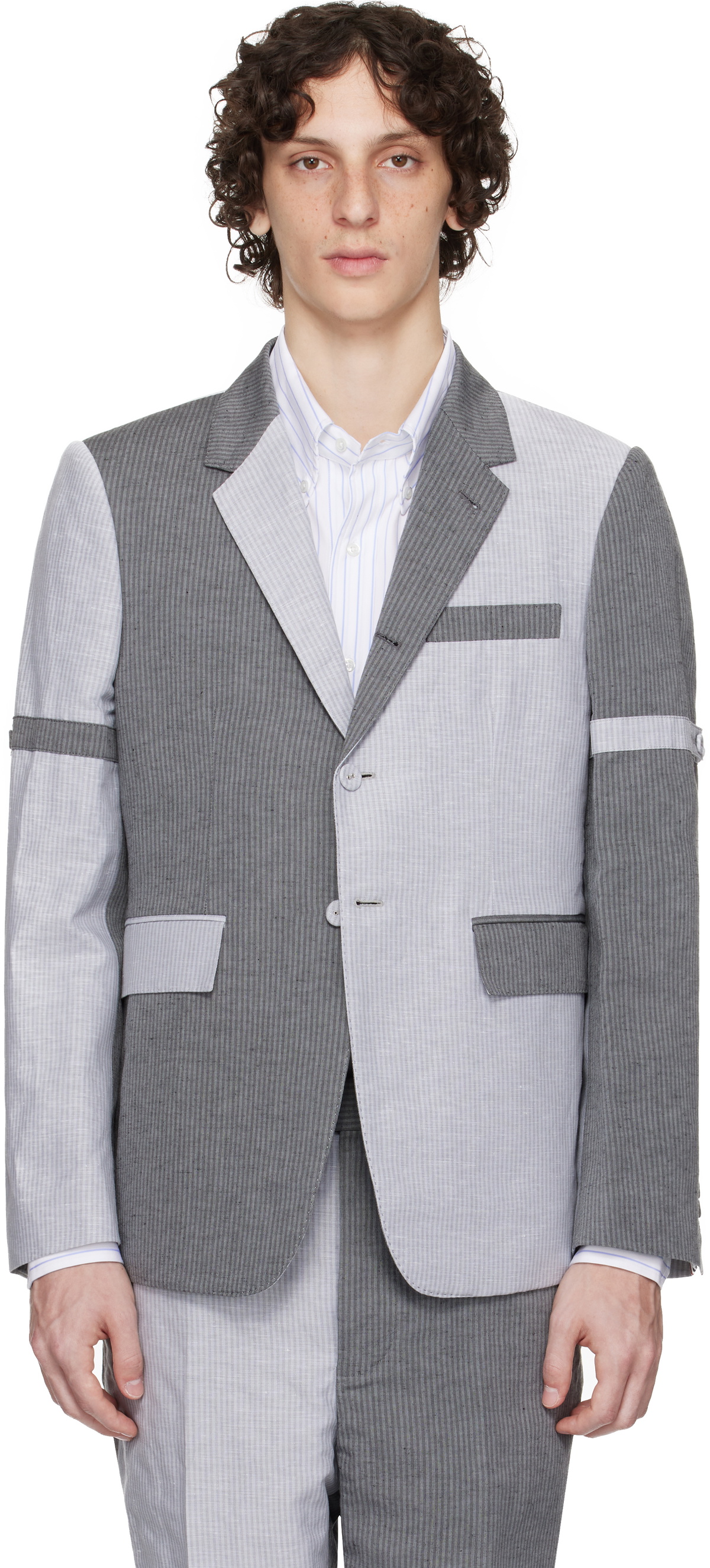 THOM BROWNE ビジネススーツ SIZE 3 グレー THOM BROWNE ビジネススーツ SIZE 3 グレー