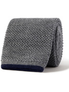 BRUNELLO CUCINELLI - 6.5cm Contrast-Tipped Knitted Wool Tie