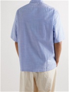 Barena - Mola Manerba Striped Cotton-Piqué Polo Shirt - Blue