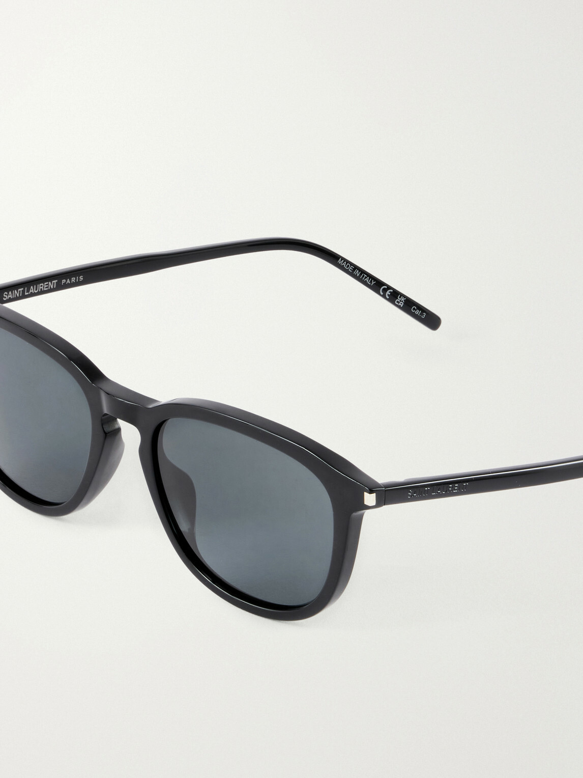 SAINT LAURENT - SL 939 Round-Frame Recycled Acetate Sunglasses - Black
