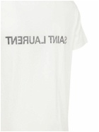 SAINT LAURENT - Printed Cotton T-shirt