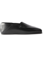 Lemaire - Collapsible-Heel Leather Loafers - Black