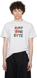 Coperni Gray Disney 'Just One Byte' Boxy T-shirt