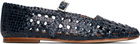 Miista Navy Yeida Ballerina Flats