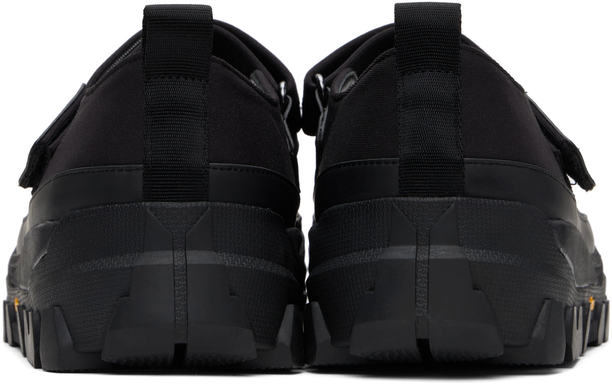 AMOMENTO Black Vibram Mary Jane Ballerina Flats AMOMENTO