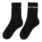 Paco Rabanne Black Logo Socks