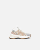 Pinko Ariel Slip On Sneakers With Laminated Detail Milk/Nude