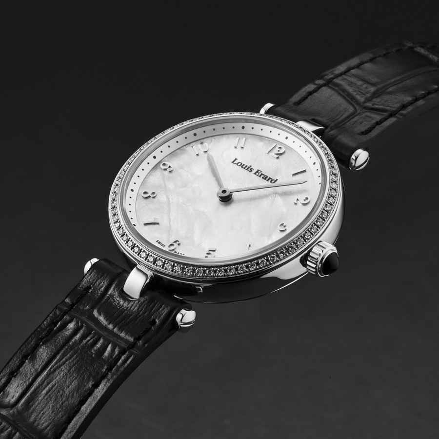 Louis Erard Romance Quartz White Dial Ladies Watch 11810SE34.BDBB5