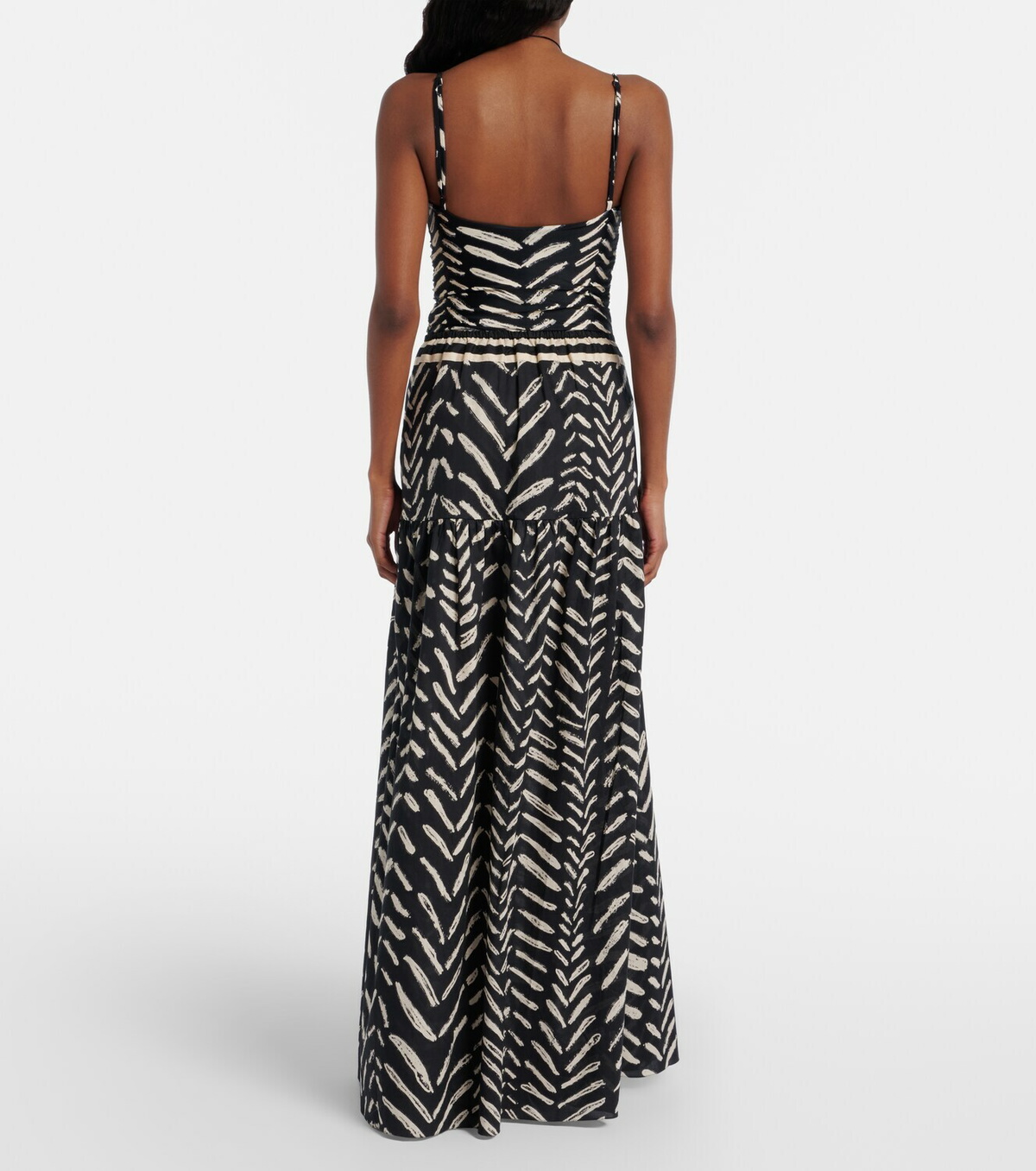Johanna Ortiz Printed cotton maxi skirt