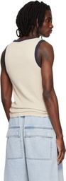 Entire Studios Off-White Contro Tank Top