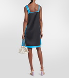 Loewe Printed duchesse satin minidress