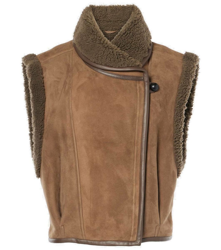 Photo: Isabel Marant Alime shearling vest