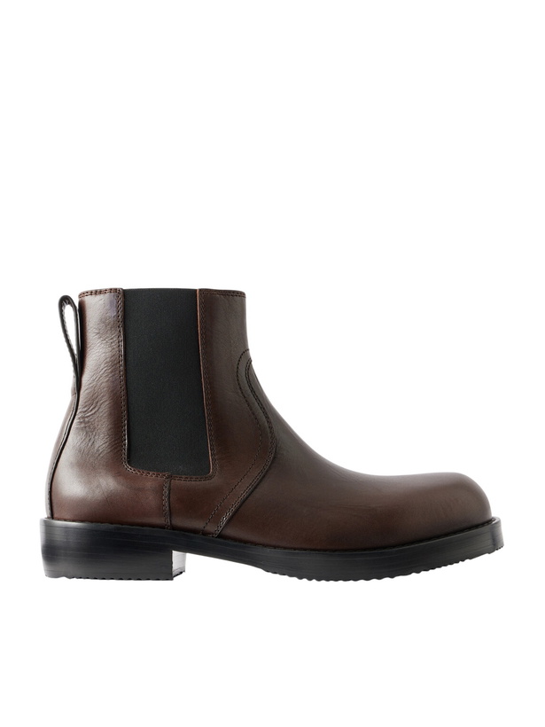 Photo: Dries Van Noten - Leather Chelsea Boots - Brown