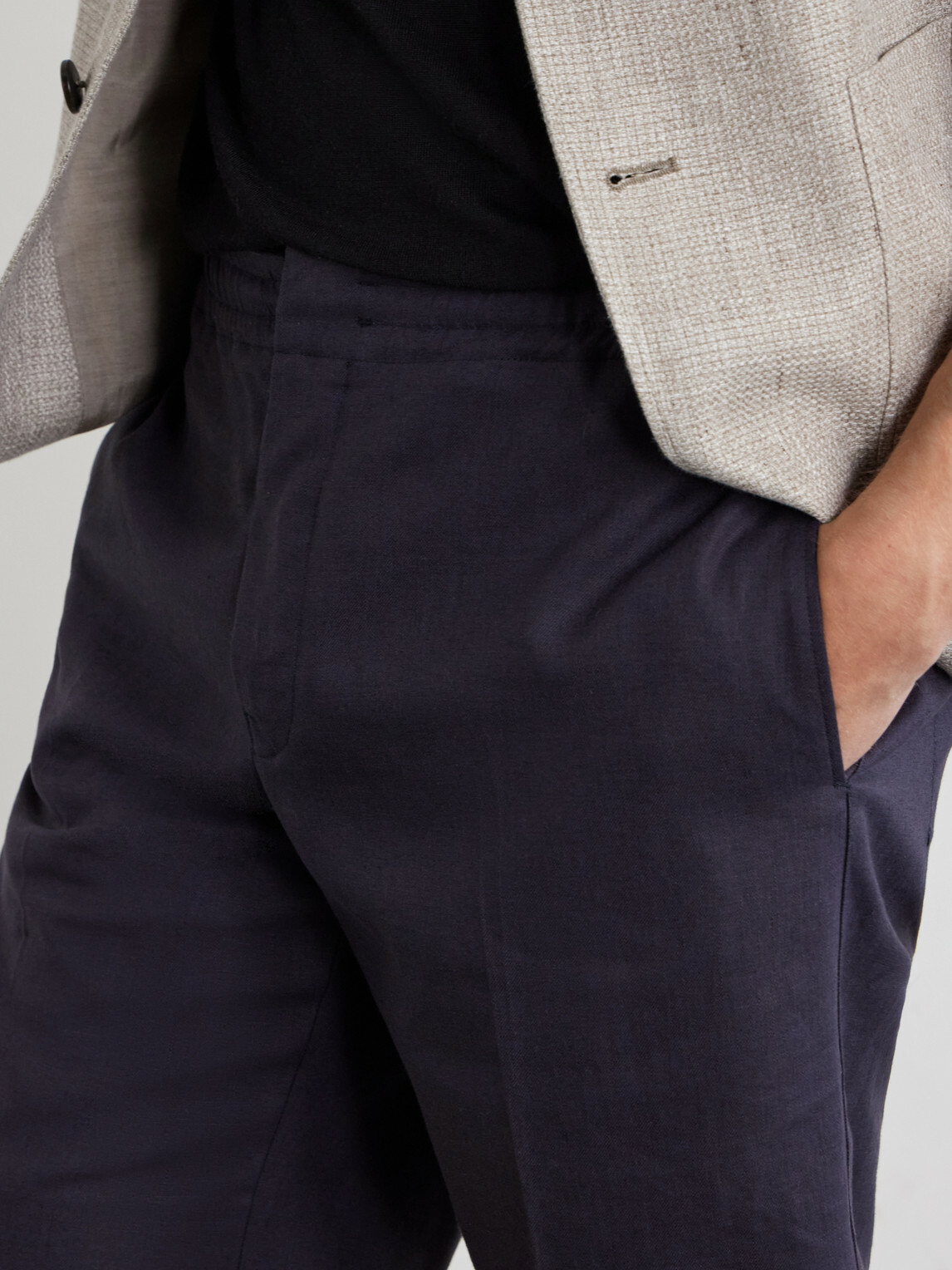 Zegna - Oasi Straight-Leg Linen Shorts - Blue