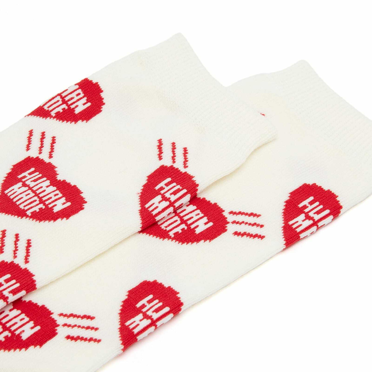 Human Made Men's Heart Socks in Red