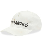 Palm Angels Men's Logo Cap in Beige/Black