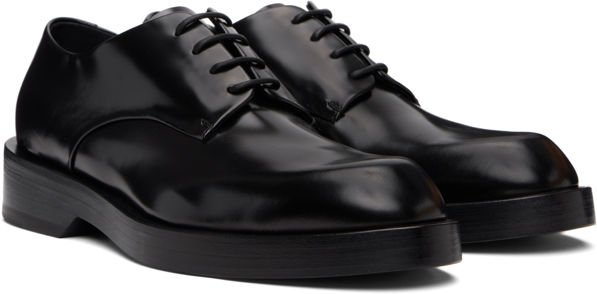 Jil Sander Black Lace-Up Derbys