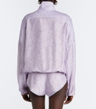 Christopher Esber Light Leak jacquard romper