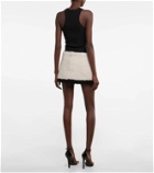 Blancha Shearling miniskirt