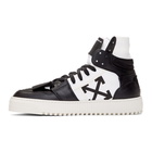 Off-White Black and White Off Court High-Top Sneakers