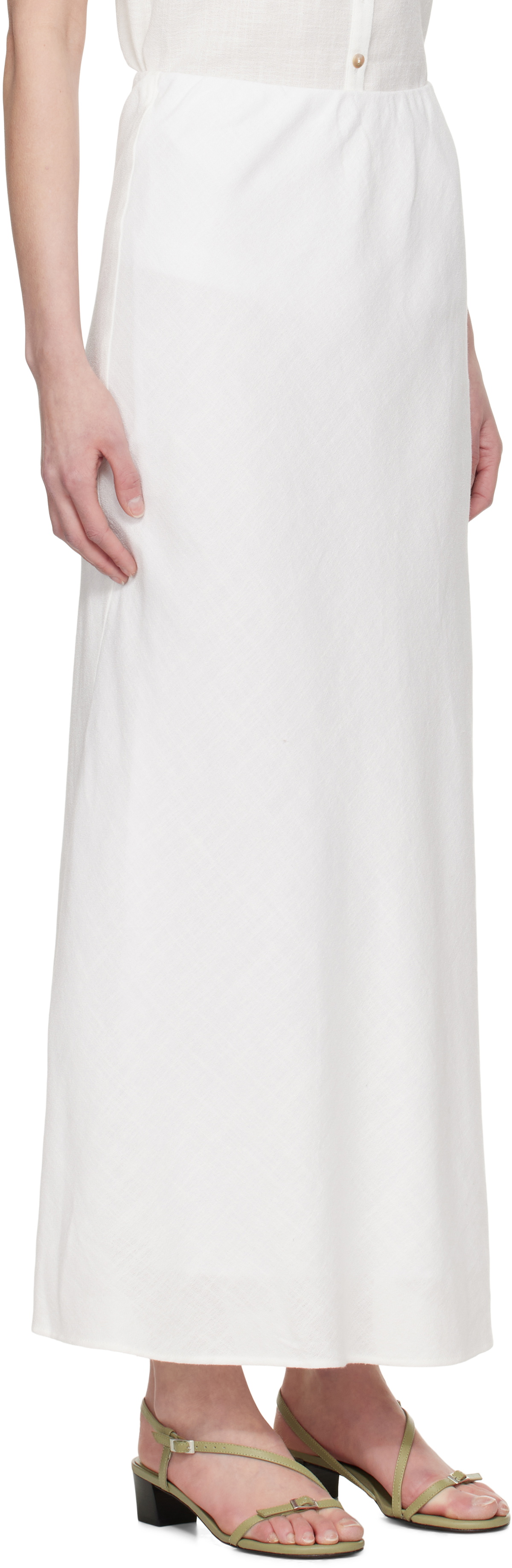 BEC + BRIDGE White Everly Maxi Skirt