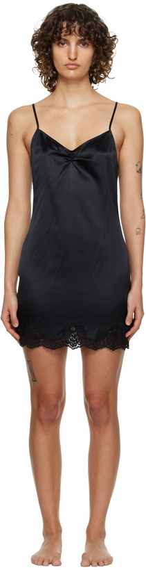 Photo: Fleur du Mal Black James Mini Dress