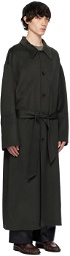 Nanushka Black Lucian Coat