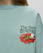 The New Originals Lazy Bee Crewneck Green - Mens - Sweatshirts