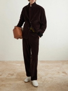 The Elder Statesman - Cotton-Corduroy Blazer - Brown