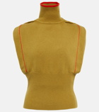 Victoria Beckham - Cashmere-blend turtleneck sweater vest