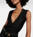 Versace x Dua Lipa satin bodysuit