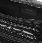 SAINT LAURENT - Logo-Print Ripstop-Shell Belt Bag - Black