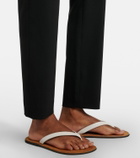 The Row Flamenca wool straight pants