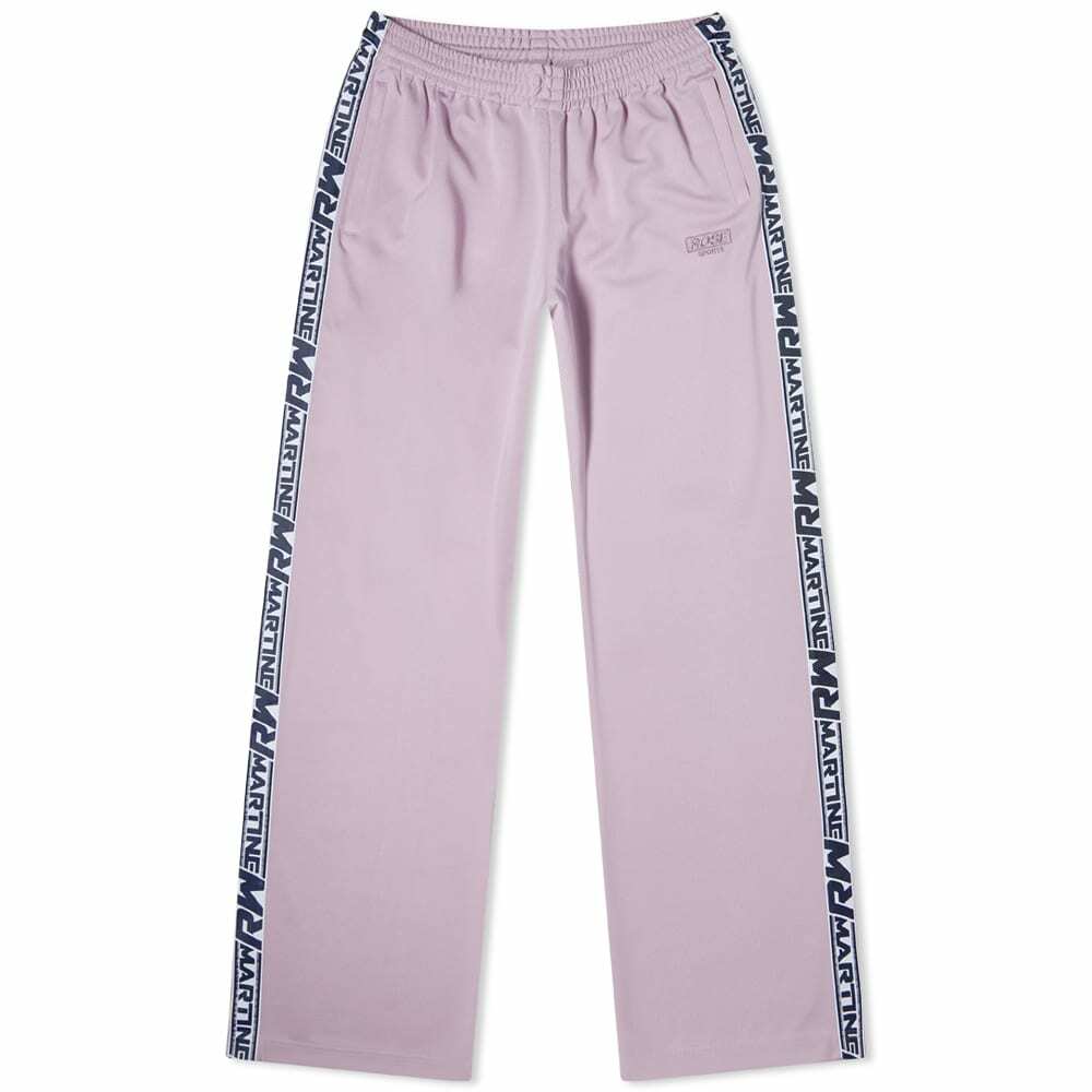 Martine Rose Women's Wide Leg Track Pant in Lilac Martine Rose