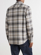 De Bonne Facture - Checked Cotton Shirt - Gray