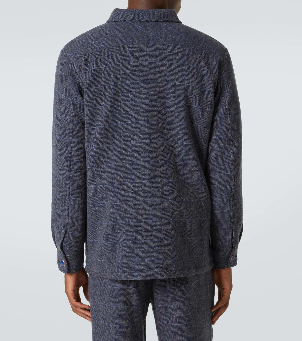 God's True Cashmere Checked cashmere overshirt