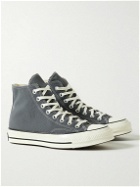 Converse - Chuck 70 Canvas High-Top Sneakers - Gray