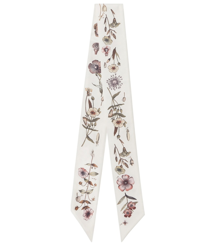 Photo: Loro Piana Floral silk scarf
