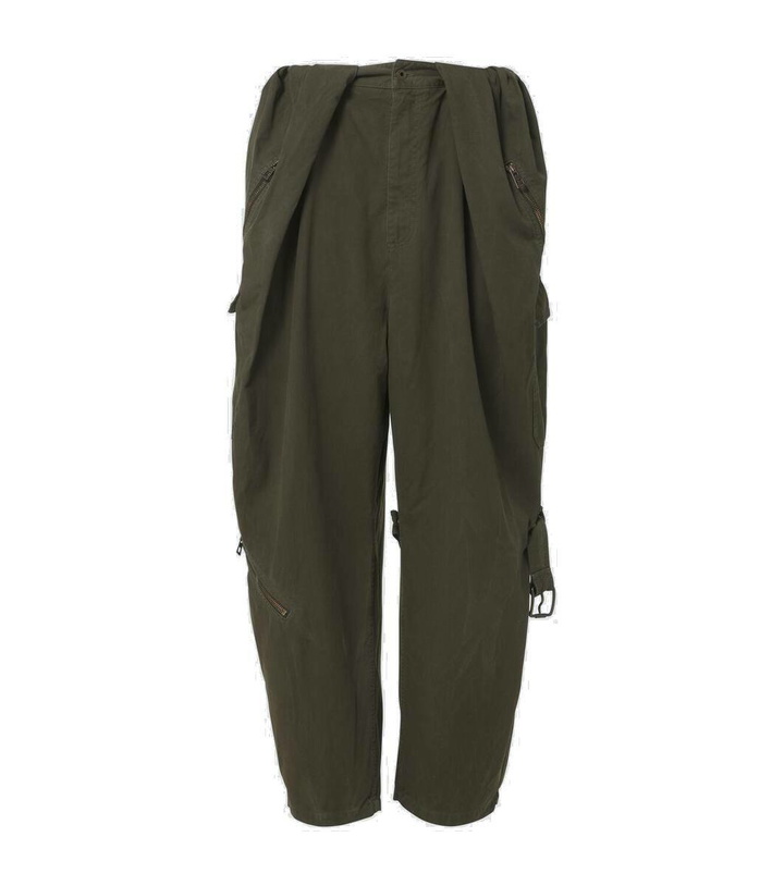 Photo: Loewe Mid-rise cotton cargo pants