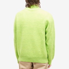 ICECREAM Men's Mock Neck Crew Knit in Green