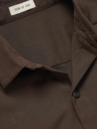 Fear of God - Eternal Cotton-Blend Poplin Shirt - Brown