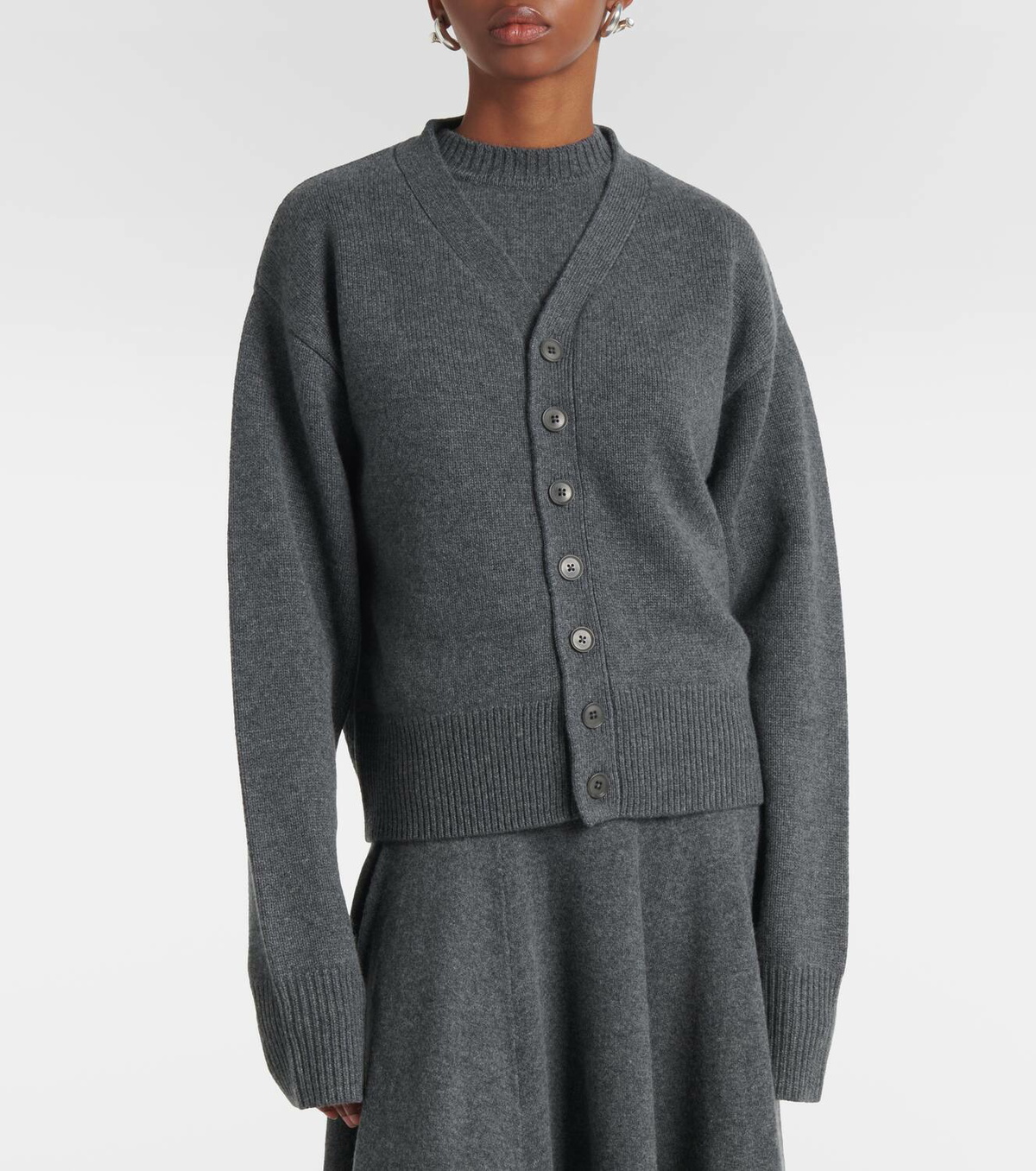 Extreme Cashmere N°309 Clover cashmere-blend cardigan extreme