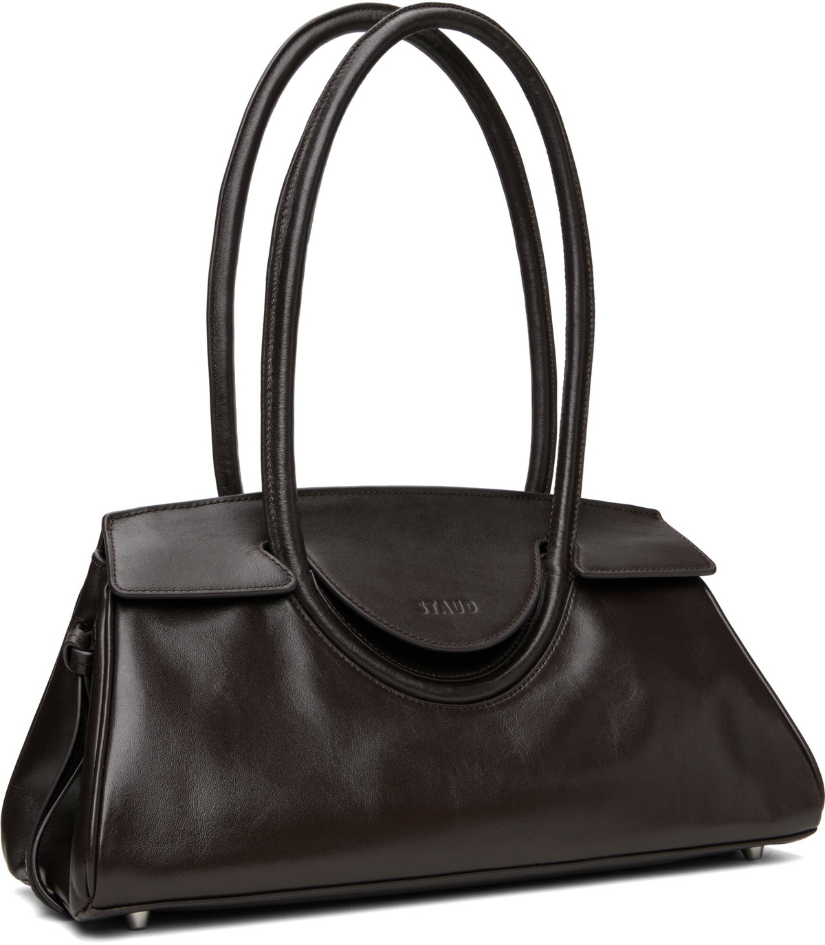 Staud Brown Maude Shoulder Bag