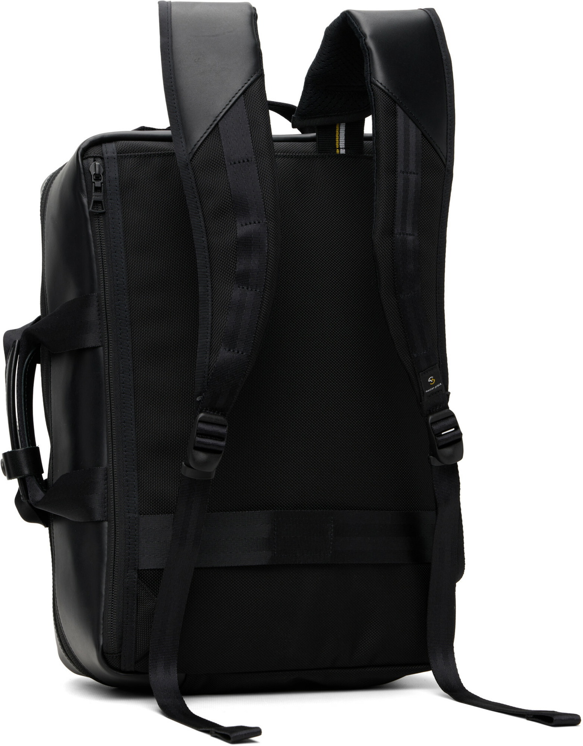 master-piece Black Slick ver. 2WAY Leather Backpack