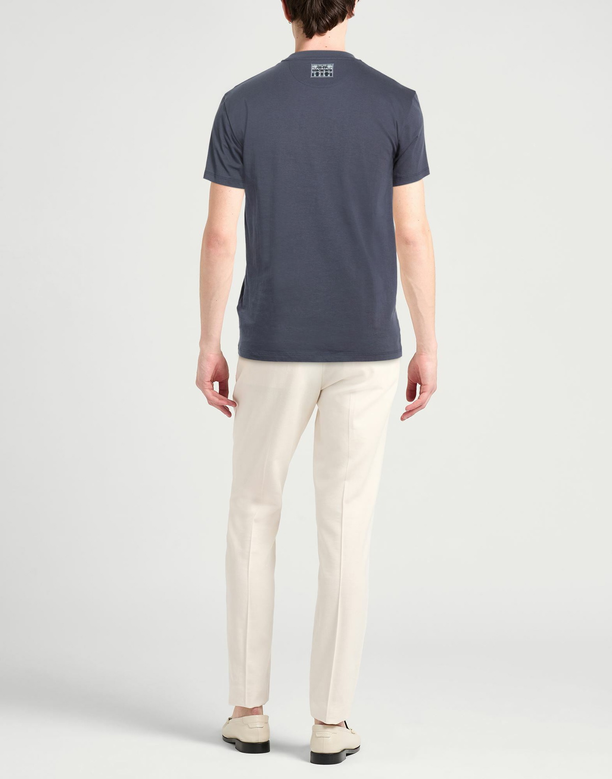 Fendi Mens T-shirt Slate in Blue
