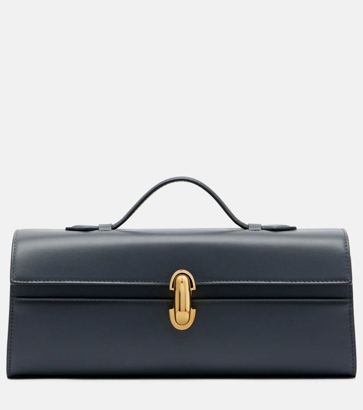 Savette Symmetry Slim leather top-handle bag