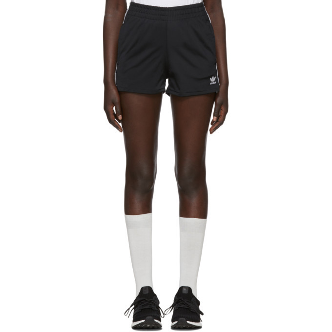 Photo: adidas Originals Black 3 Stripes Shorts